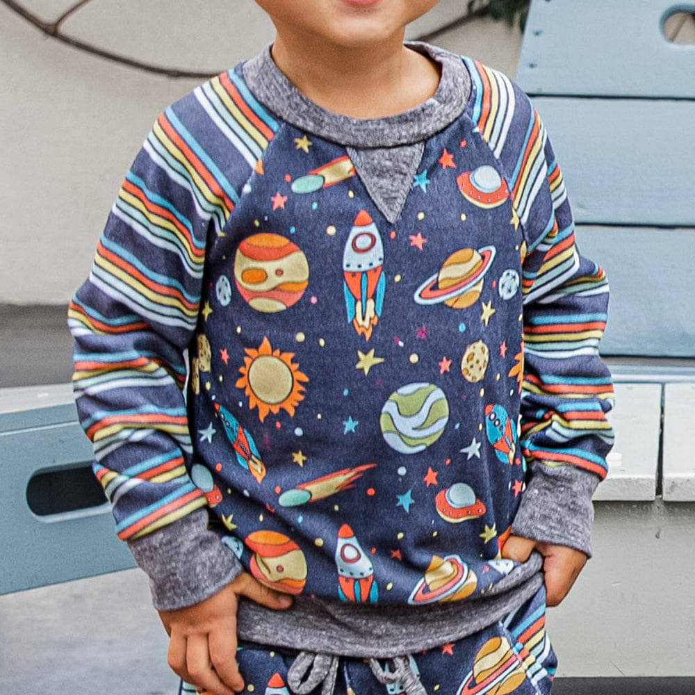 Little Dudes Iggy Pullover Rocket Man