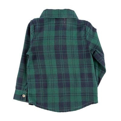 Little Dudes Jacob Button Up Shirt Fir