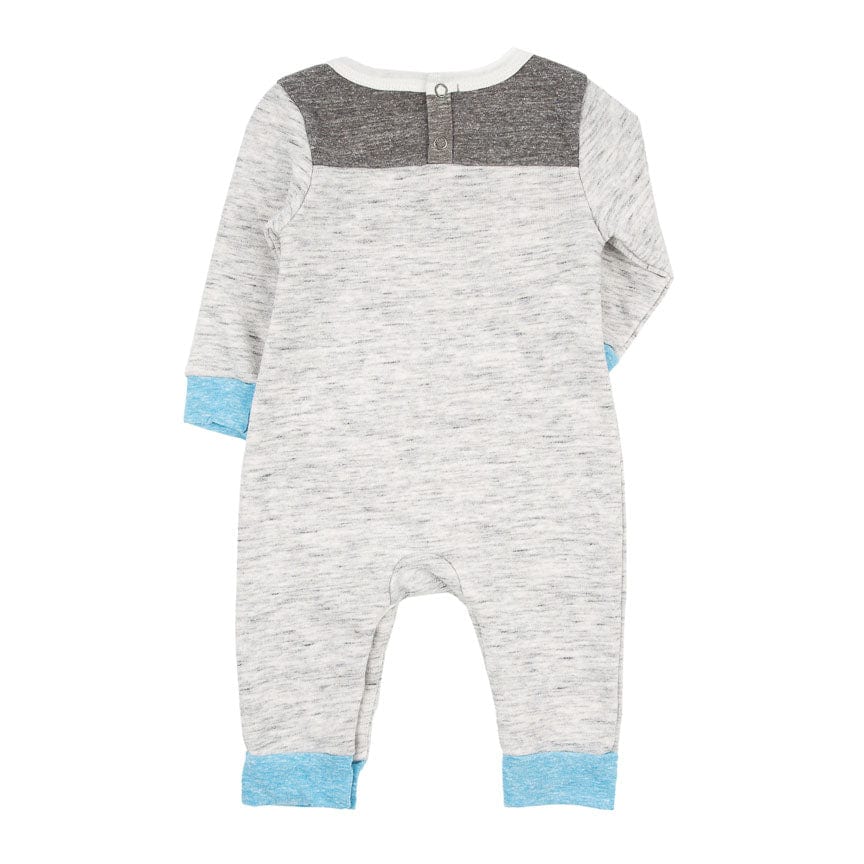 Little Dudes Leo Romper Pacific