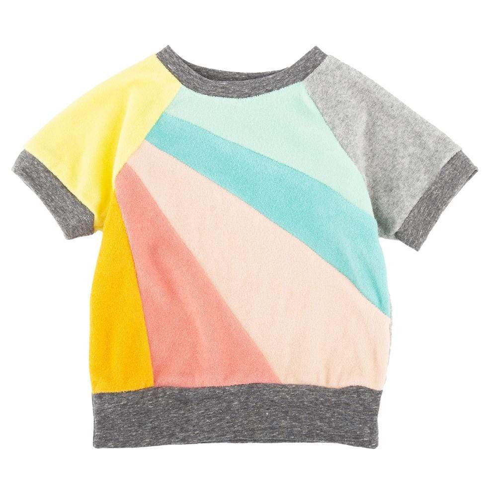 Little Gals Anni Short Sleeve Pullover Smile