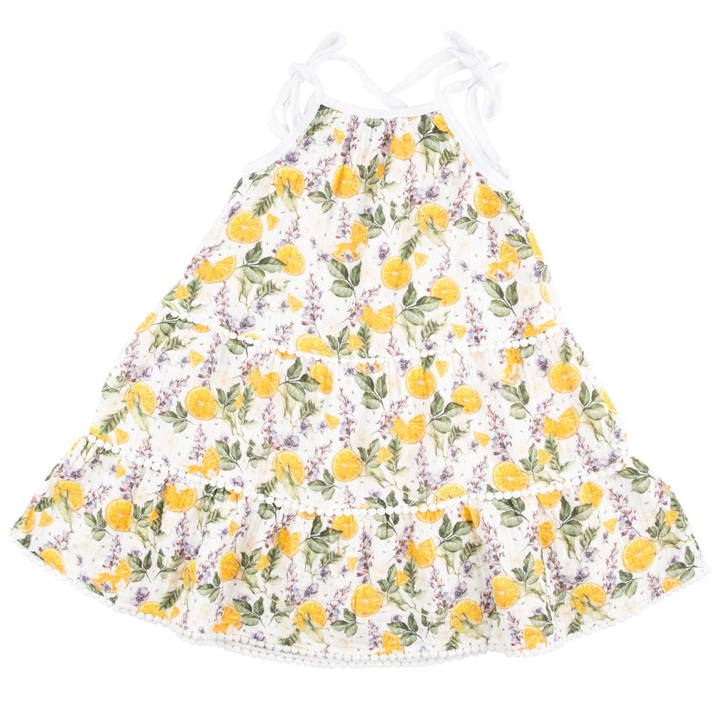 Little Gals Enora Dress Lemon Drop