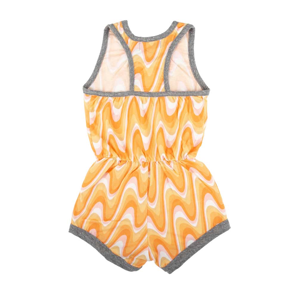 Little Gals Everly Romper Groovy