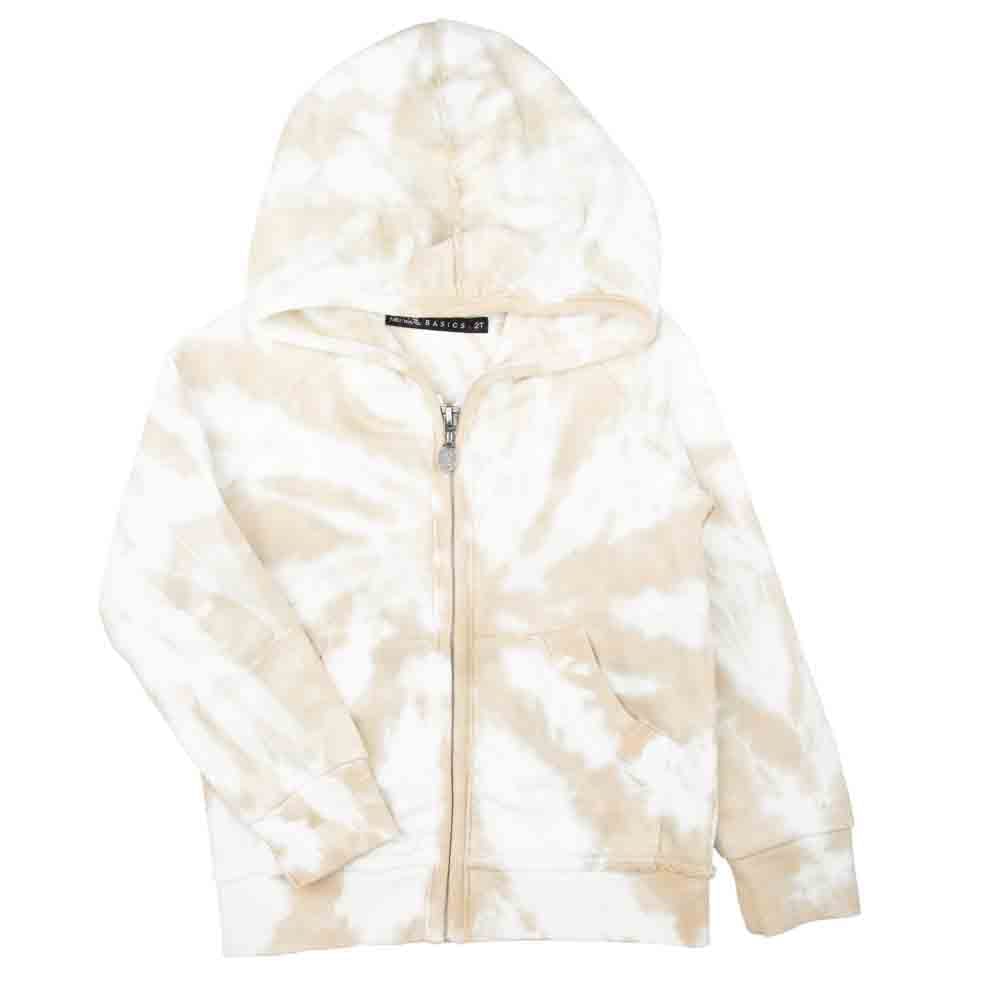Little Gals Indigo Zip Up Oatmeal Spiral