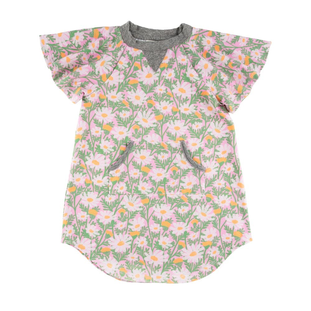 Little Gals Jena Dress Painted Daisies