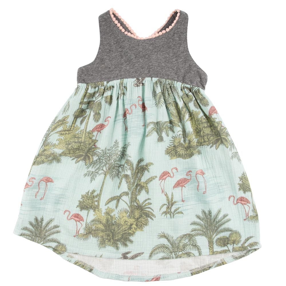 Little Gals Maren Dress Flamingo Tropic