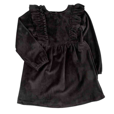 Little Gals VELOUR / 3m Caitlin Dress Black Velour
